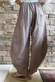 Hush Pillow Cotton Classic Barrel Pant Earth